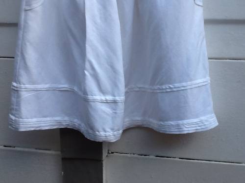 A Lovely White Skirt, 'Pringle'.