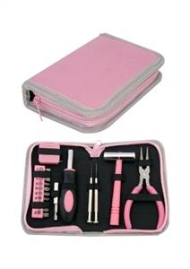Ladies Pink Toolkit 18 Piece