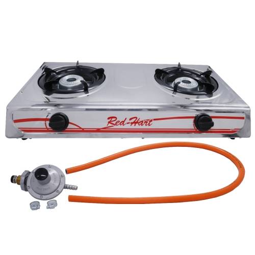 Red-Hart - 2 Burner Stainless Steel Gas Stove - RH2650a