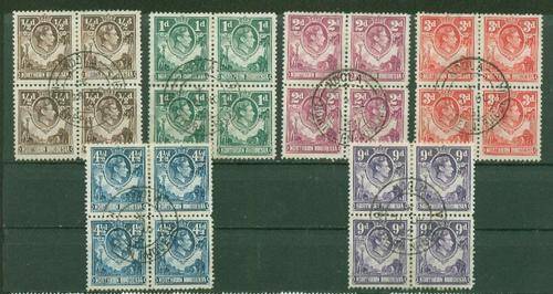 N.RHODESIA-KGVI THE SCARCE LATER ISSUES VERY FINE USED R1765.00