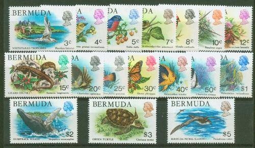 BERMUDA-QEII SET SUPERB UNMOUNTED MINT SG 387-403  R330.00