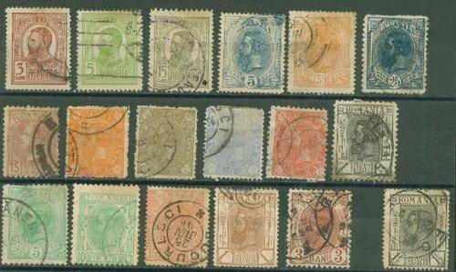 ROMANIA- EARLY HEADS 1800`S-A USEFUL LOT-CONDITION VARIES-HINGE REM.