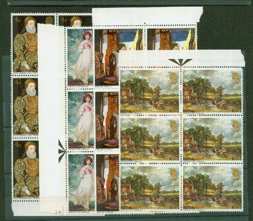 GB-1968 SET AS SUPERB UMM BLOCKS OF 6