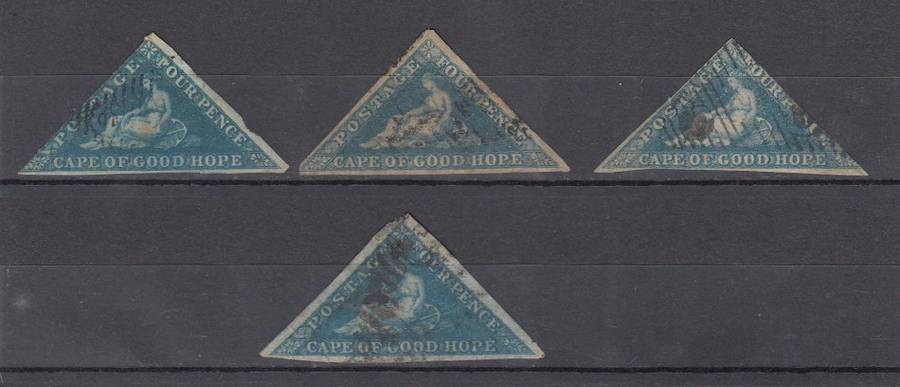 COGH-4d SHADES-ONE VERY FINE WITH THREE MARGINS-ONE WITH A HOLE-SEE BELOW