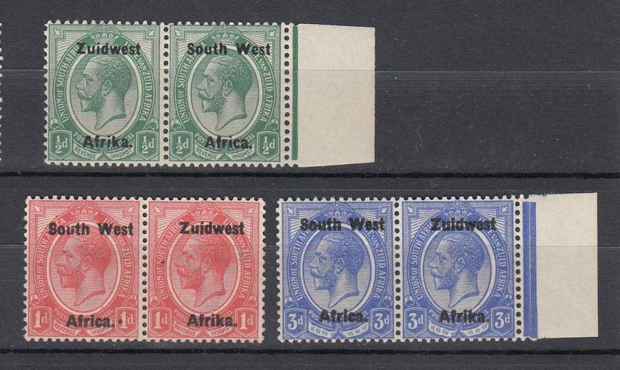 SWA-SACC 16,18 AND 26-1d SHOWS SCARCE " DOUBLE DOT " LIGHT CREASE  R780.00 +++