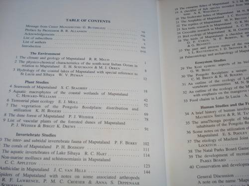 SCARCE BOOK ! " STUDIES ON THE ECOLOGY OF MAPUTALAND " SIGNED TWICE !!!