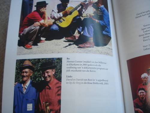 SCARCE BOOK " DAVID KRAMER-`n BIOGRAFIE " SIGNED COPY BY DAVID KRAMER.