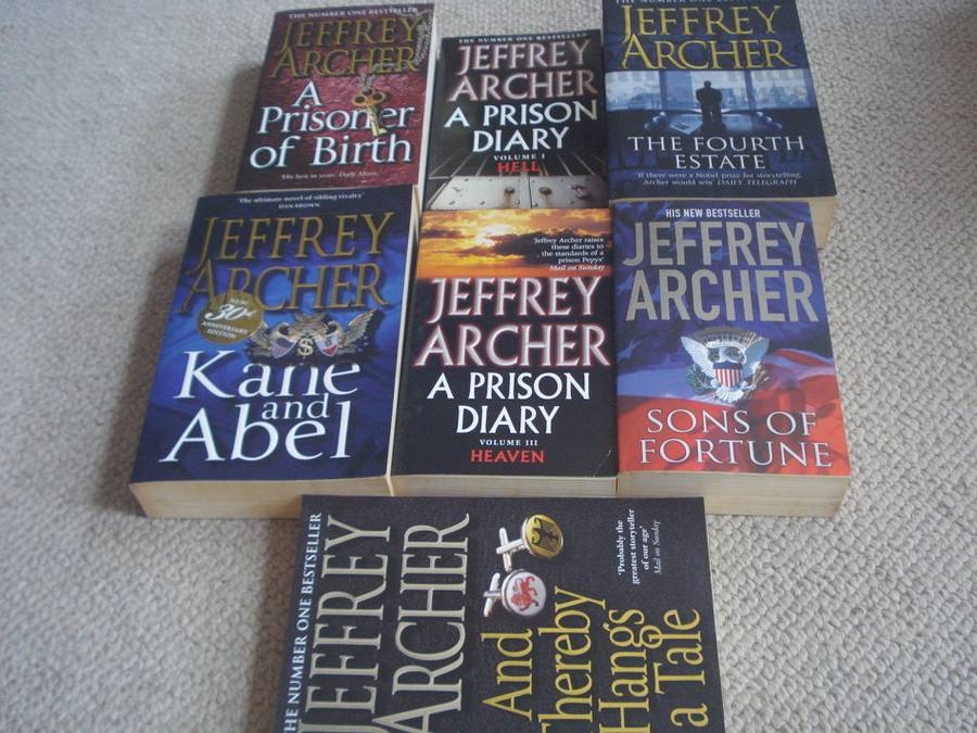 CHRISTMAS BONANZA- ALL SIGNED JEFFREY ARCHER  7 BOOKS-READ BELOW