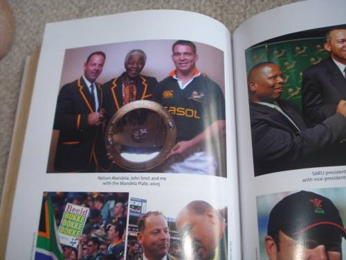 TWO SPORTS MEMORABILIA BOOKS SIGNED BY JAKE WHITE AND MICHAEL MARNEWICK