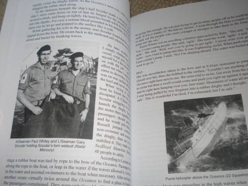 " OCEANOS-SURVIVORS` STORIES " SIGNED FIRST EDITION LOVELY CONDITION