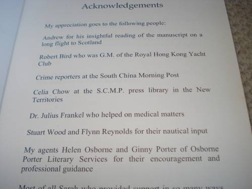 " ICARUS OVER HONG KONG " SIGNED BY THE AUTHOR