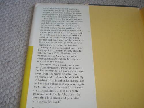 VERY SCARCE AFRICANA " KNOCKING ON THE DOOR " SIGNED BY ALAN PATON !!!!