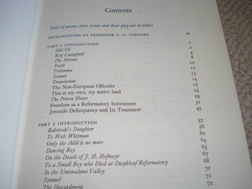 VERY SCARCE AFRICANA " KNOCKING ON THE DOOR " SIGNED BY ALAN PATON !!!!