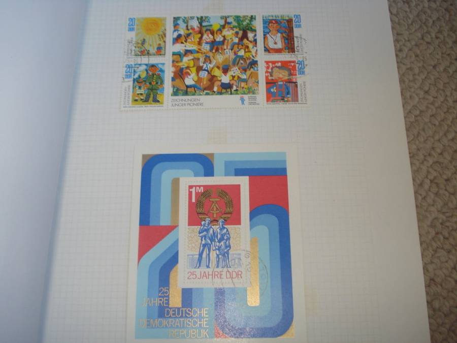 GERMANY-DDR STUNNING MINT AND USED COLLECTION -11 PAGES -LOOKS COMPLETE 1970/1 !!!!