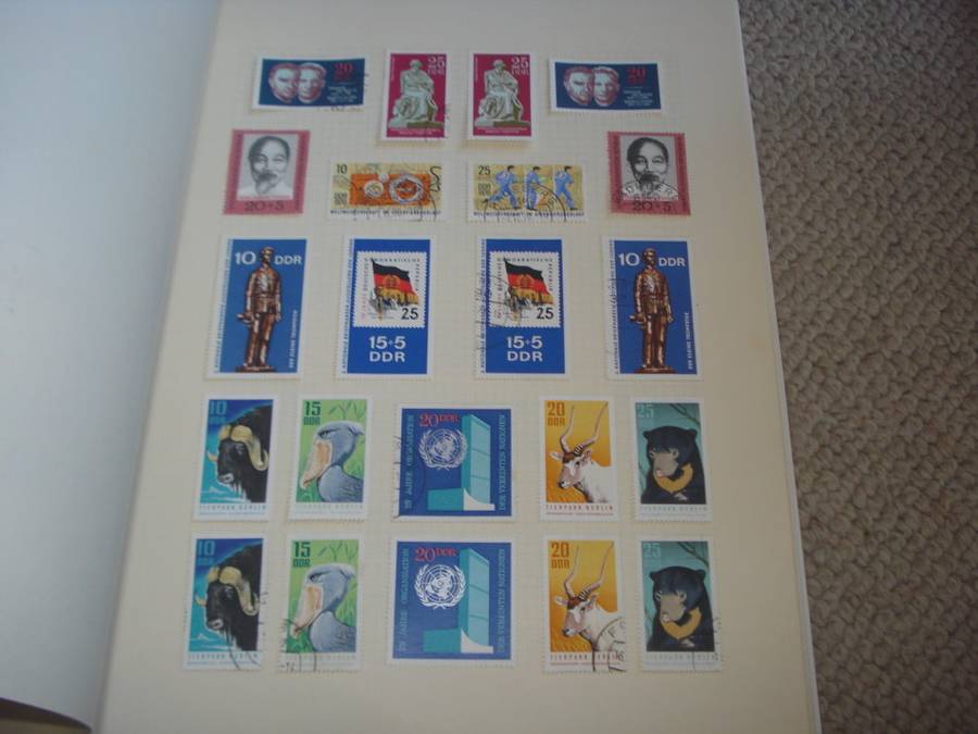 GERMANY-DDR STUNNING MINT AND USED COLLECTION -11 PAGES -LOOKS COMPLETE 1970/1 !!!!