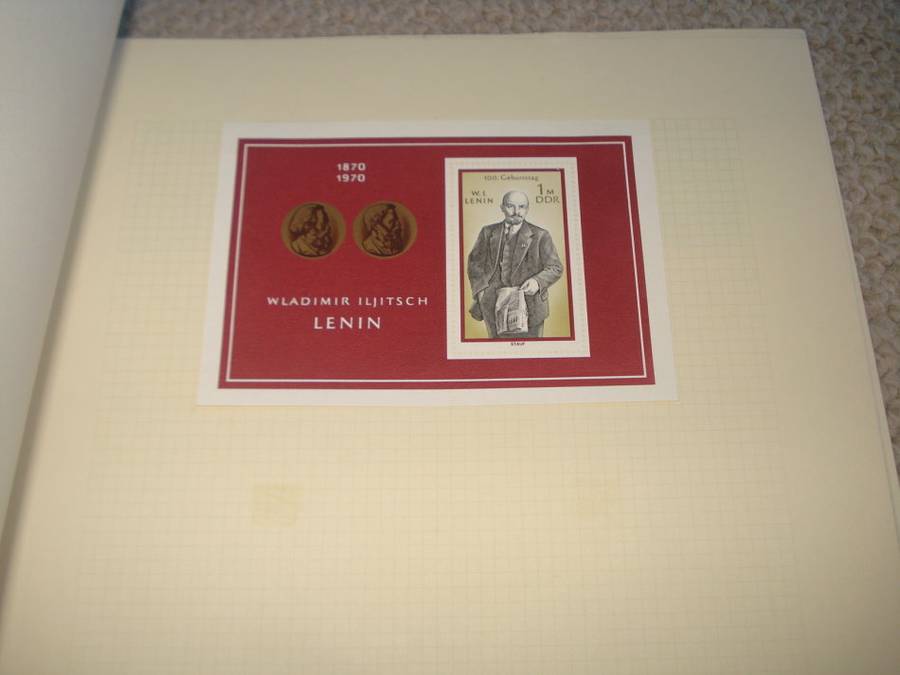 GERMANY-DDR STUNNING MINT AND USED COLLECTION -11 PAGES -LOOKS NEAR  COMPLETE 1970/1 !!!!