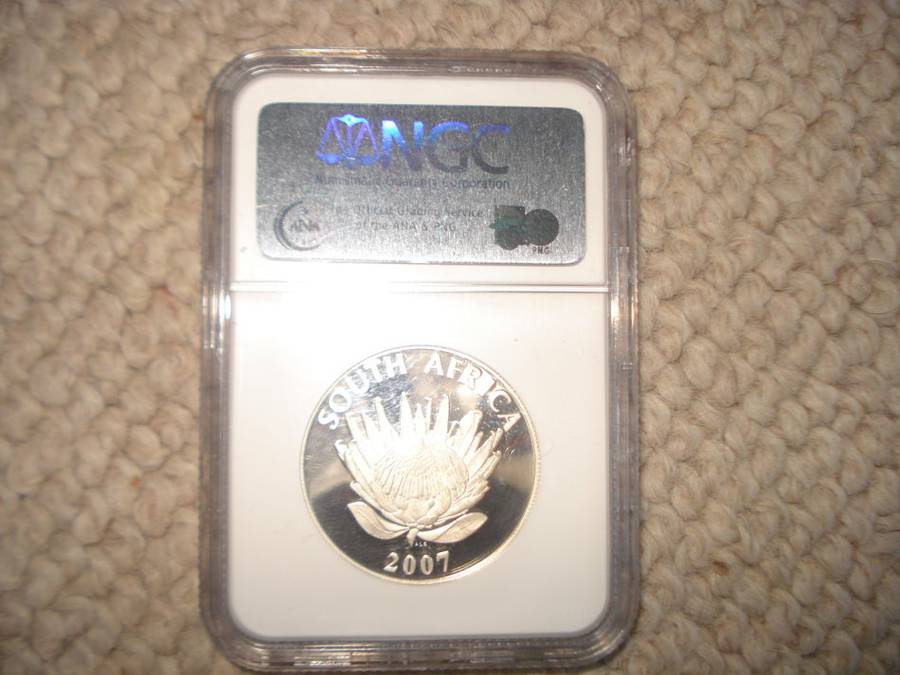 SUPERB PF66 ULTRA CAMEO R1 GRADED SILVER MEDALLION 2007 SIR F.W.DE KLERK