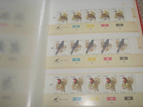 CONTROL BLOCKS BIRDS ETC TO 1986 UNMOUNTED MINT + EXTRAS READ BELOW   R500.00++