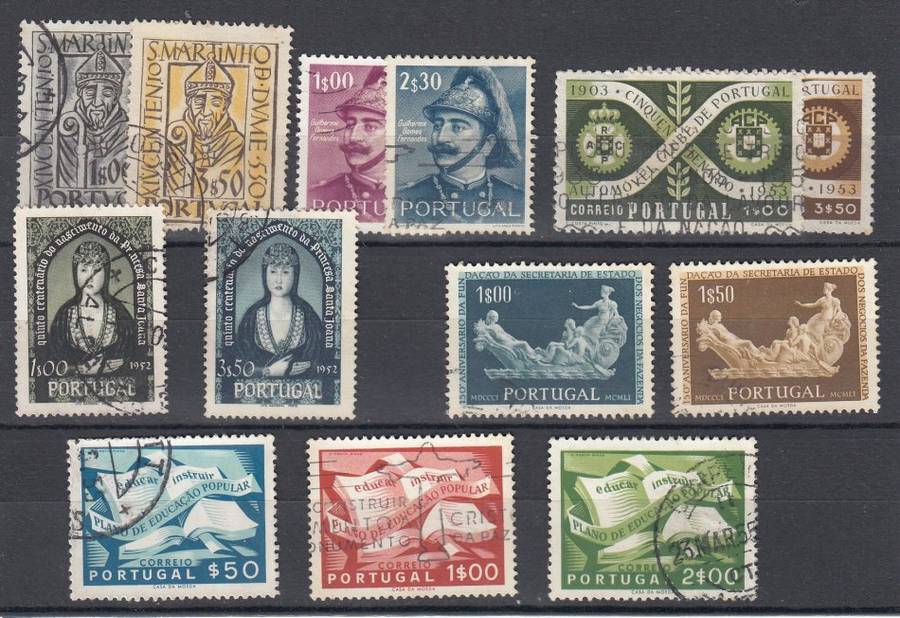 PORTUGAL-1950`s DIFFICULT SETS-NICE RUN-FILL THE GAPS     48 POUNDS