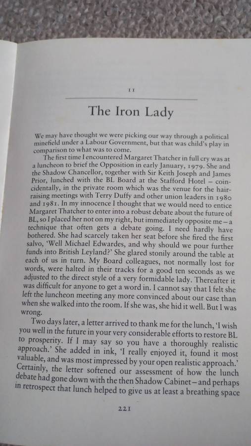 " BACK FROM THE BRINK " SIGNED BY AUTHOR SIR MICHAEL EDWARDES-SEE BELOW