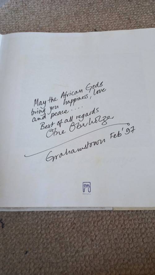 SCARCE COFFEE TABLE BOOK IN SLIP CASE " BEYOND BAGAMOYO " SIGNED COPY !!  READ BELOW