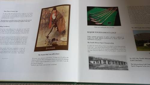 VERY LARGE BEAUTIFUL COFFEE TABLE BOOK " SOUTH AFRICAN GOLF "  !!!!! READ BELOW