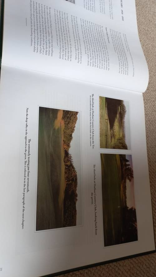 VERY LARGE BEAUTIFUL COFFEE TABLE BOOK " SOUTH AFRICAN GOLF "  !!!!! READ BELOW