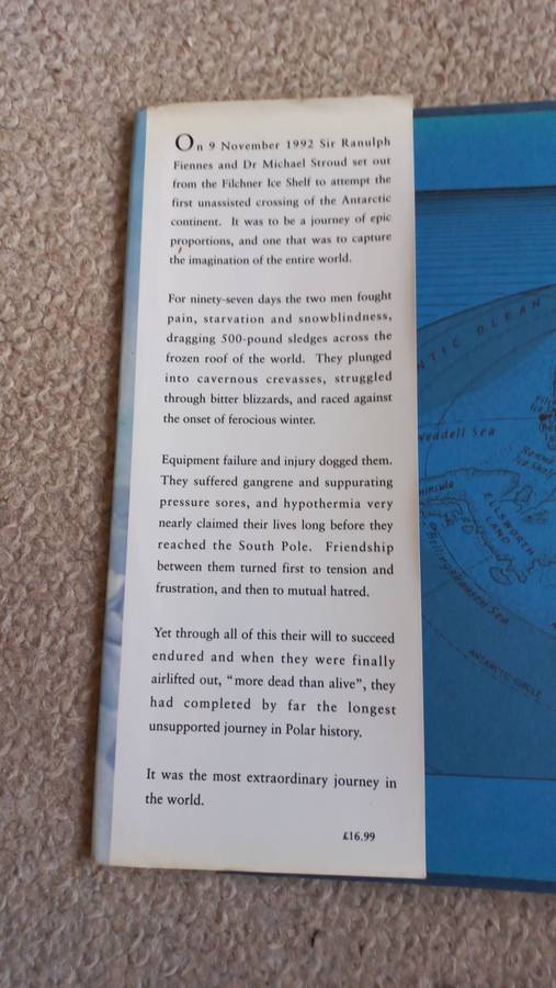MIND OVER MATTER-THE EPIC CROSSING OF THE ANTARCTIC CONTINENT-SIGNED BY AUTHOR