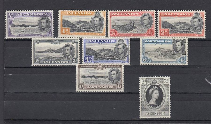 ASCENSION-KGVI VERY FINE MINT/UMM LOT   26 POUNDS