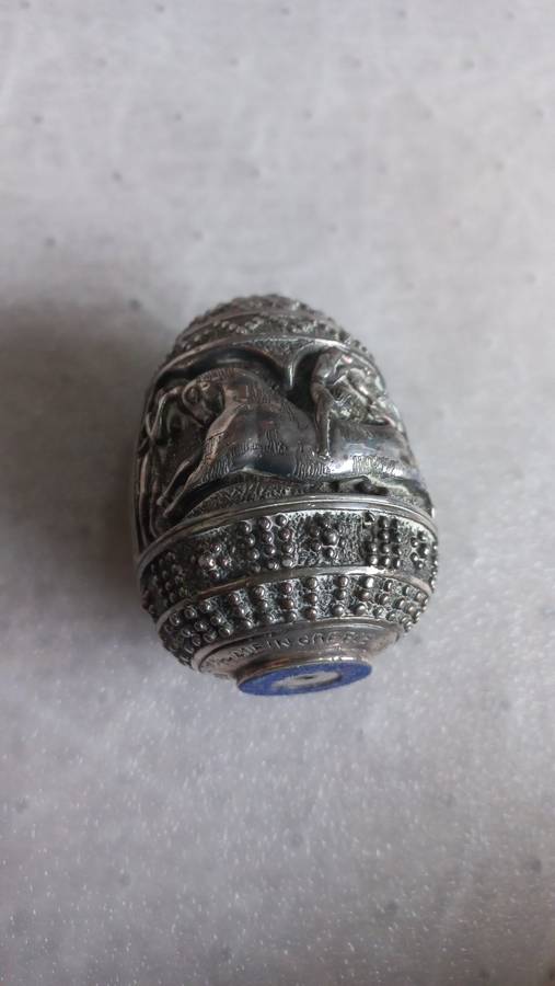 246gram AU 999  SILVER EGG-AN AMAZING PIECE-READ BELOW !!!!!!!!!!!!!!