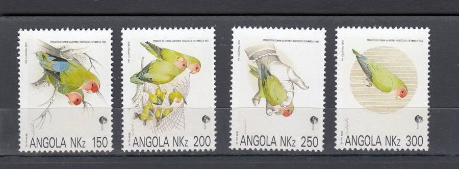 BIRDS   ANGOLA  SUPERB UNMOUNTED MINT   7.5 POUNDS