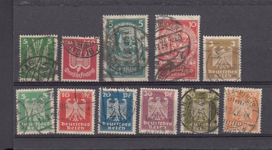 GERMANY-USEFUL VERY FINE USED -FILL SOME GAPS  21 POUNDS