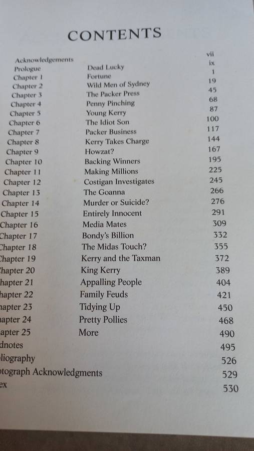 THE RISE AND RISE OF KERRY PACKER-AUSTRALIA`S RICHEST MAN-SIGNED COPPY !!