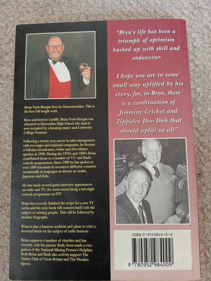 BRYN AND TONIC-THE LIFE AND TIMES OF A ` HOMER ` SIGNED COPY