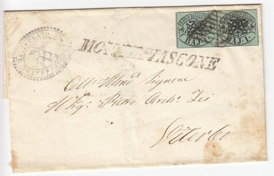 PAPAL STATES-VERY SCARCE ENTIRE-WITH CACHETS -INVESTMENT ITEM