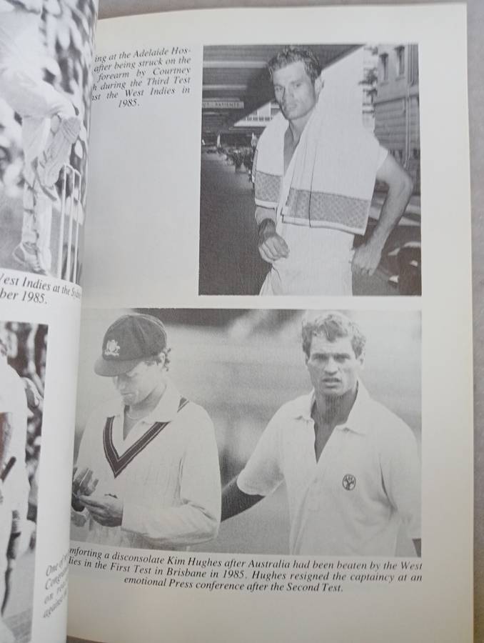 A SCARCE CRICKET BOOK ` CRICKET MADNESS ` SIGNED BY KEPLER WESSELS LIGHT EVEN FOXING