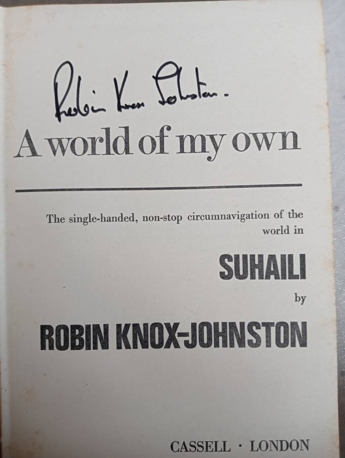 ANOTHER BATCH OF SIGNED BOOKS ON AUCTION TODAY-READ BELOW  ` FAMOUS SAILOR `