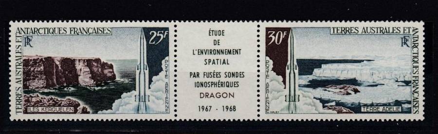 VERY POPULAR TAAF -ALL SUPERB UMM SG447/8 STRIP   R1320.00 PLUS