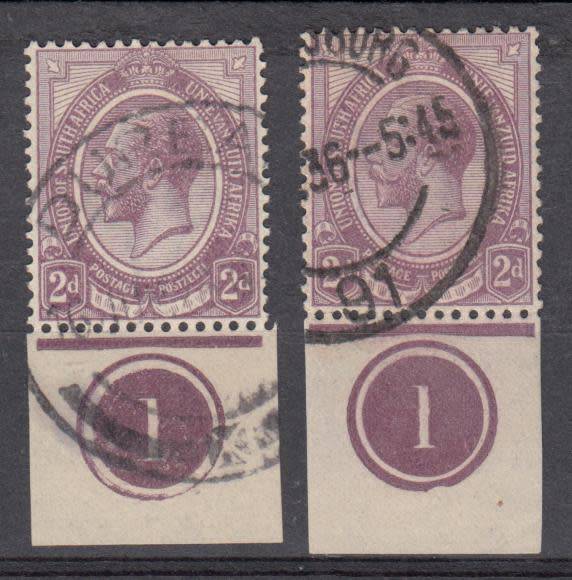 UNION-2d TWO PLATE SINGLES VFU