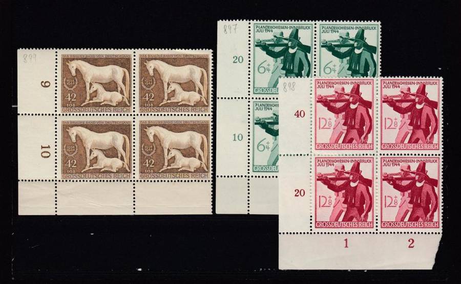 GERMAN REICH-SUPERB UMM BLOCKS