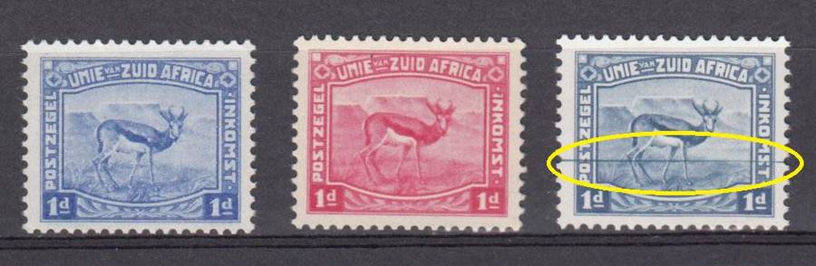 UNION-1923 SCREENED ESSAYS NO GUM LAST WITH LOVELY LINE FLAW !!!!