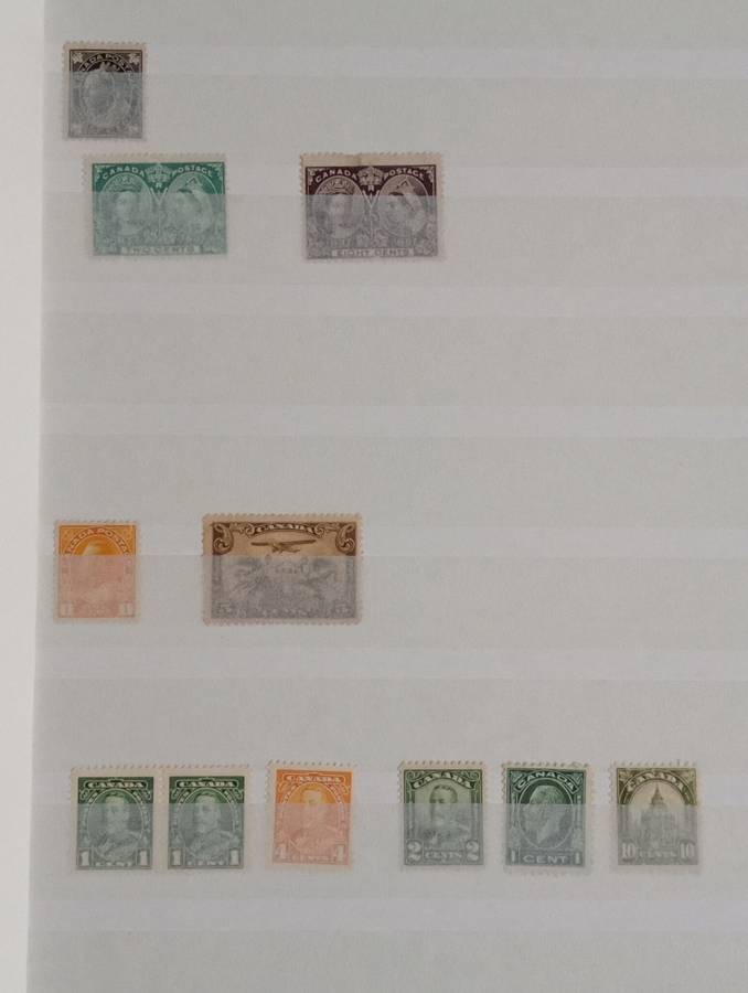 CANADA-LOVELY EARLY MINT !!! IN SUPERB CLEAN 16 PAGE STOCK BOOK-LOOK AT THIS LOT FOR GEMS !!!