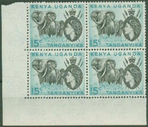 KUT-SUPERB QEII 15c UNMOUNTED MINT BLOCK OF 4