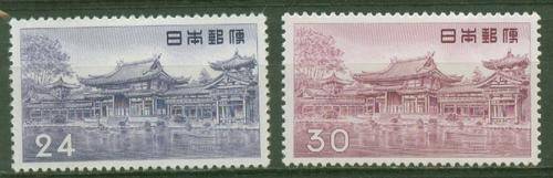 JAPAN-1952 TWO SUPERB MINT SG 662-663-SCARCE R650.00