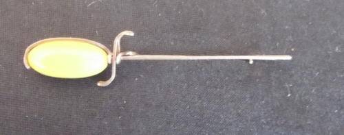 LOVELY AMBER TIE PIN