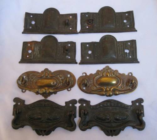 LOVELY ANTIQUE CUPBOARD FITTINGS - HAVE A CLOSER LOOK  POSTAGE R65