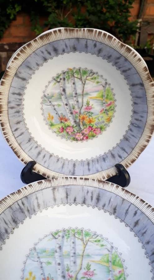 2 x Royal Albert dessert bowls