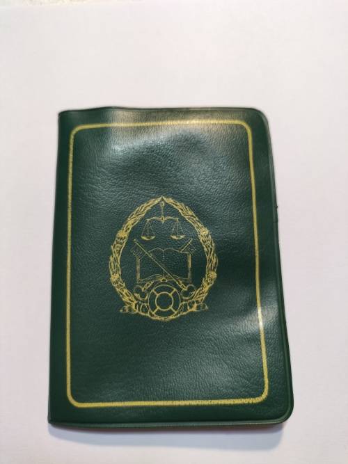 Miniature Correctional Service medals, documentation book and name badge