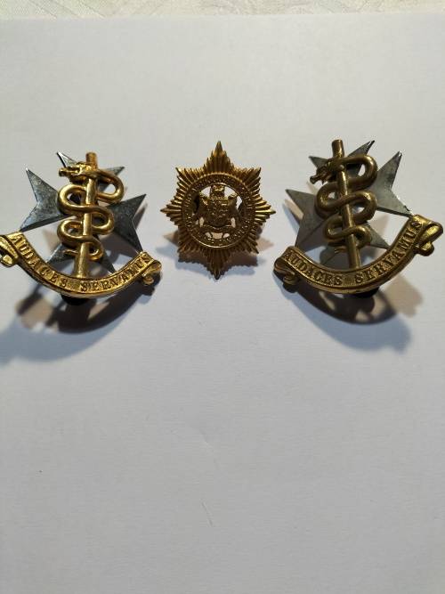 Medical service badges and police badge