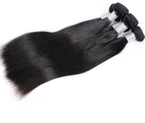 Raw Indian Straight Hair 3 Bundles  8 inches